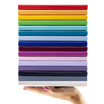 PAPERAGE Lined Journal Notebook, Black, 160 Pages, Medium