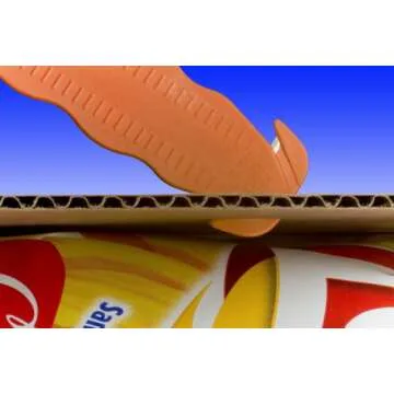 Klever Innovations Cutter Stainless Steel Package Opener, Safety Utility Cutter Assorted Colors 5 pcs, KLEVER - 5/PACK MIX