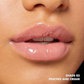 NYX PROFESSIONAL MAKEUP Butter Gloss, Non-Sticky Lip Gloss - Peaches & Cream (Pink Coral)