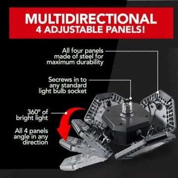 Brighten Your Space with QUADBURST LED Shop Light
