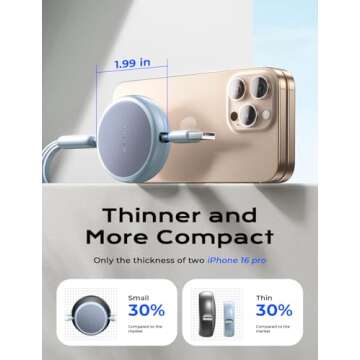 LISEN 3 in 1 Retractable Charger for All Devices