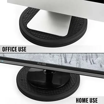 Aleratec Heavy Duty 360˚ TV Swivel Stand - 12 Inch