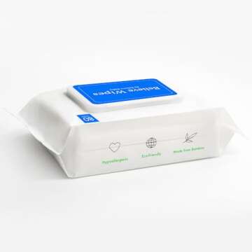 Believe Bamboo Baby Wipes - Gentle, Chemical-Free Cleansing