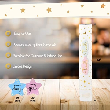 Exciting Gender Reveal Confetti Cannons for Celebrations