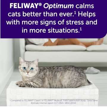 FELIWAY Optimum, Enhanced Calming Pheromone 30-day Refill – 1 Pack
