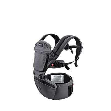 MiaMily Hip Seat Baby Carrier - 6 Carry Positions - Newborn to Toddler - Lumbar Support - Organic Gr...