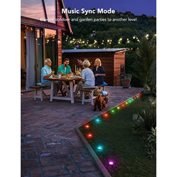 Govee RGBIC Outdoor Ground Lights for Stunning Ambiance