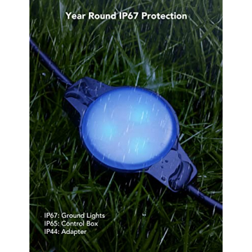 Govee RGBIC Outdoor Ground Lights for Stunning Ambiance