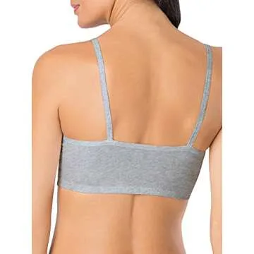 Fruit of the Loom Women's Spaghetti Strap Cotton Sports Bra