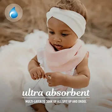 Kishu Baby Organic Infinity Bibs - Stylish & Reversible Bibs for Babies