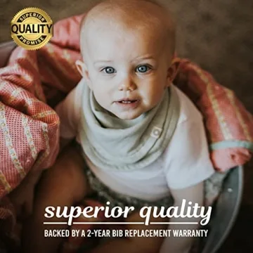 Kishu Baby Organic Infinity Bibs - Stylish & Reversible Bibs for Babies