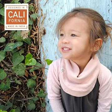 Kishu Baby Organic Infinity Bibs - Stylish & Reversible Bibs for Babies