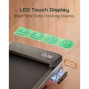 TREAFLOW Walking Pad,Treadmill with Incline for Home Office, 2.5HP Portable Under Desk Treadmill with 265 Lbs Capacity,Remote Control