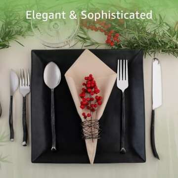 Ibambo 200 Pack 100% Bamboo Entertain Dinner Napkins - 3-Ply FSC Certified Disposable Napkins | 7.5x8.5 Inch Folded Bamboo Napkins for Special Events & Occasions | Large Heavy Duty Compostable Napkins