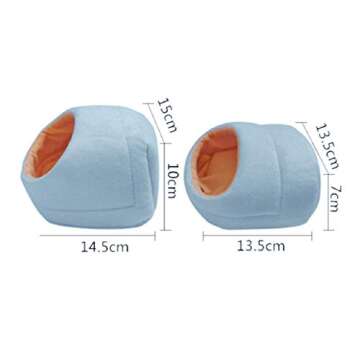 Barlingrock Pet Small Animals Beds, Winter Warm Hamster Dwarfs Nest Rat Lovely Soft Comfortable House Sleep Play Rest Cage Mat Blanket House