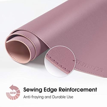 Dual Sided PU Leather Desk Pad for Office or Home