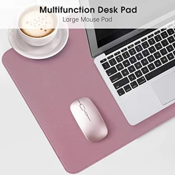 Dual Sided PU Leather Desk Pad for Office or Home