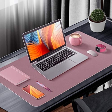 Dual Sided PU Leather Desk Pad for Office or Home