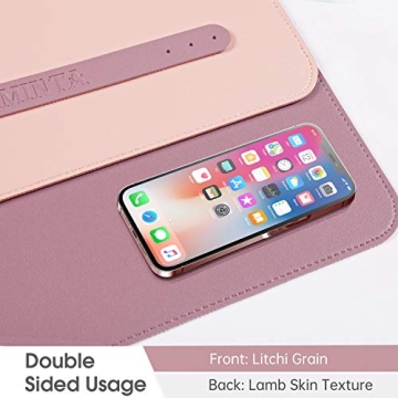 Dual Sided PU Leather Desk Pad for Office or Home