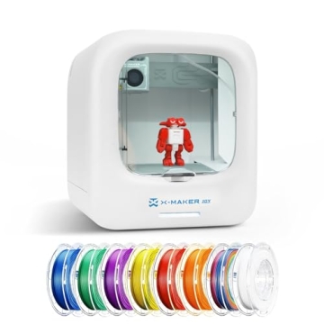 3D Printer for Kids - Beginner Friendly, 8 PLA Filament, Huge Toy Library & Wi-Fi Control