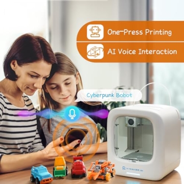 3D Printer for Kids with Huge Toy Library and App Control