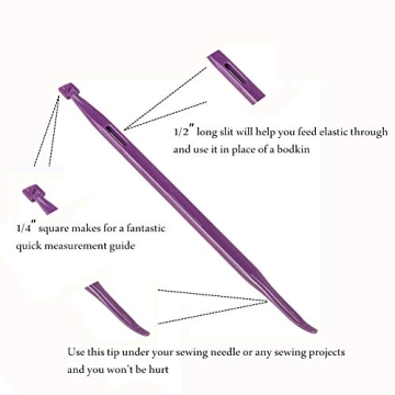 Purple Thang 5Pcs Sewing Tools for Crafting Excellence