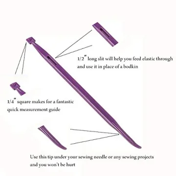 Purple Thang 5Pcs Sewing Tools for Crafting Excellence
