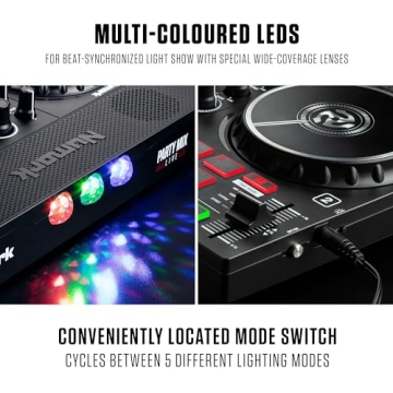 Numark Party Mix Live DJ Controller with Speakers and Lights