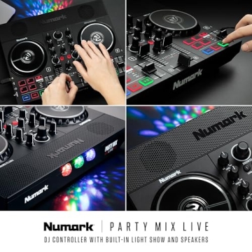 Numark Party Mix Live DJ Controller with Speakers and Lights