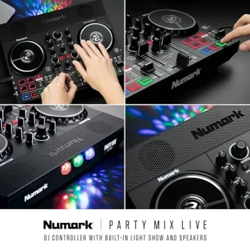Numark Party Mix Live DJ Controller with Speakers and Lights