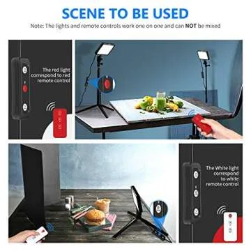 Neewer 5600K LED Video Light 2-Pack with Remote Control