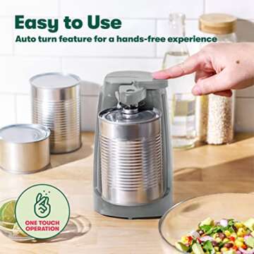 BELLA Electric Jar and Bottle Opener with Sharpener