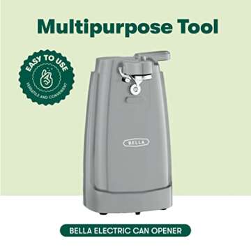 BELLA Electric Jar and Bottle Opener with Sharpener