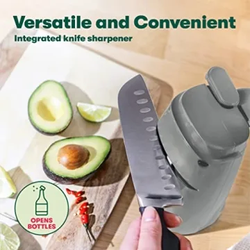 BELLA Electric Jar and Bottle Opener with Sharpener