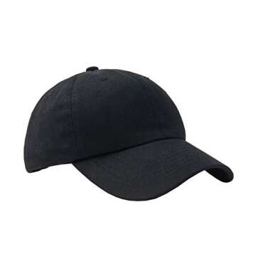 Hats for Men Classic Low Profile Adjustable Strapback Cotton Dad Hats Baseball Caps for Men and Wome...