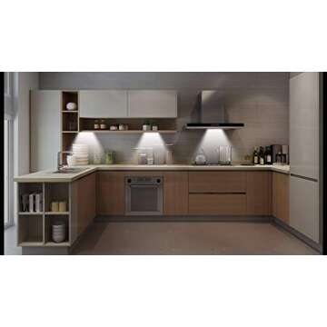 Otinlai Under Cabinet Lights,10 LED Motion Sensor Lights, Night Light,Led Battery Lights,Motion Led Light Bar, USB Rechargeable Magnet LED Lights Stick on Anywhere (Silver White 3 Pack)