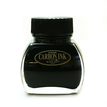 Platinum Carbon Ink Bottle 60ml - Rich and Waterproof Black Ink