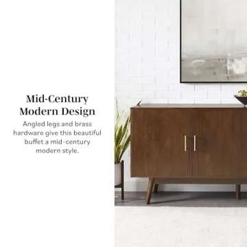 Walker Edison Modern Buffet Sideboard for Dining Rooms
