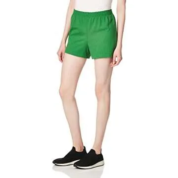 Original Soffe Cheer Shorts in Kelly Green, Adult Size Large