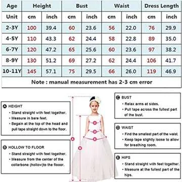 YESNID Girls Cinderella Princess Dress Costume Toddler Ball Gown Halloween Party Cosplay 2-13T