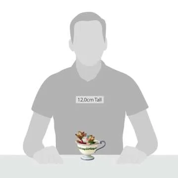 Disney Traditions Jaq and Gus Teacup Figurine 4.25"