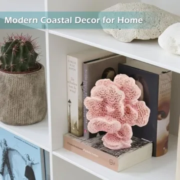 Accessoryway Pink Faux Coral Decor for Coastal Homes