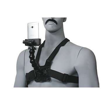 Livestream Gear® - Smartphone Chest Mount & Gooseneck Setup for Streaming or Video, to Fit Regular ...