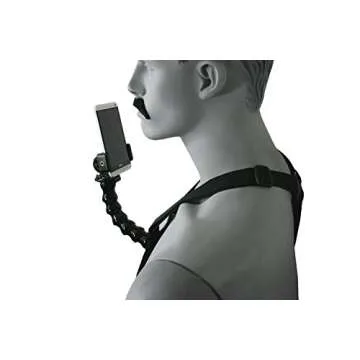 Livestream Gear® Smartphone Chest Mount & Gooseneck Setup for Easy Video