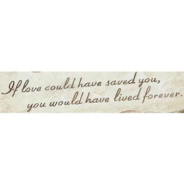 Evergreen Memorial Stone for Pet Love and Remembrance