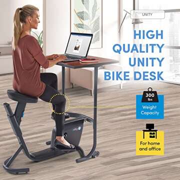 LifeSpan Unity Bike Desk for Active Work and Play