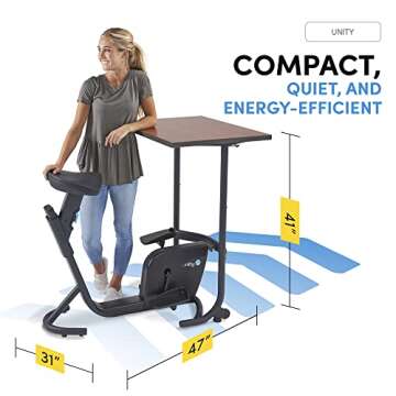LifeSpan Unity Bike Desk for Active Work and Play