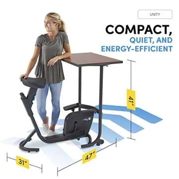 LifeSpan Unity Bike Desk for Active Work and Play