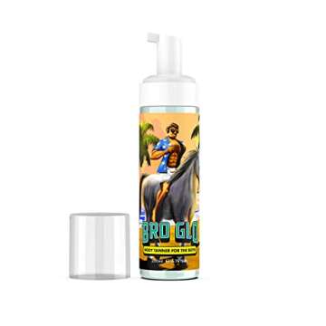 Bro Glo Self Tanner for The Boys - Easy Sunless Tan Starter Bundle - Natural Bronze Glow for Men - I...