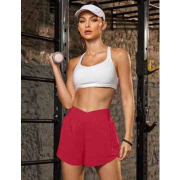 Blooming Jelly Women's Workout Shorts | High Waisted Gym Sport